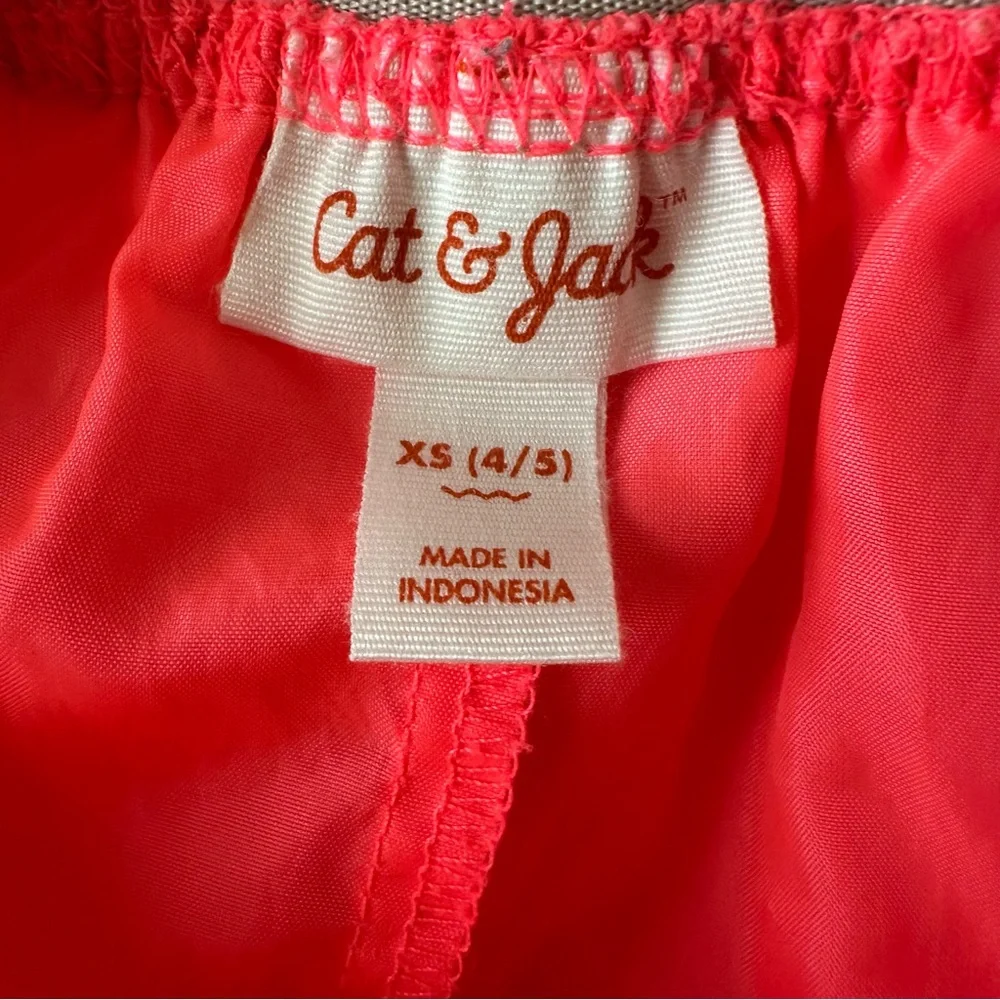 Cat & Jack Girls Pink Glitter Tulle Midi Skirt XS 4/5 Layered Party Dress Up